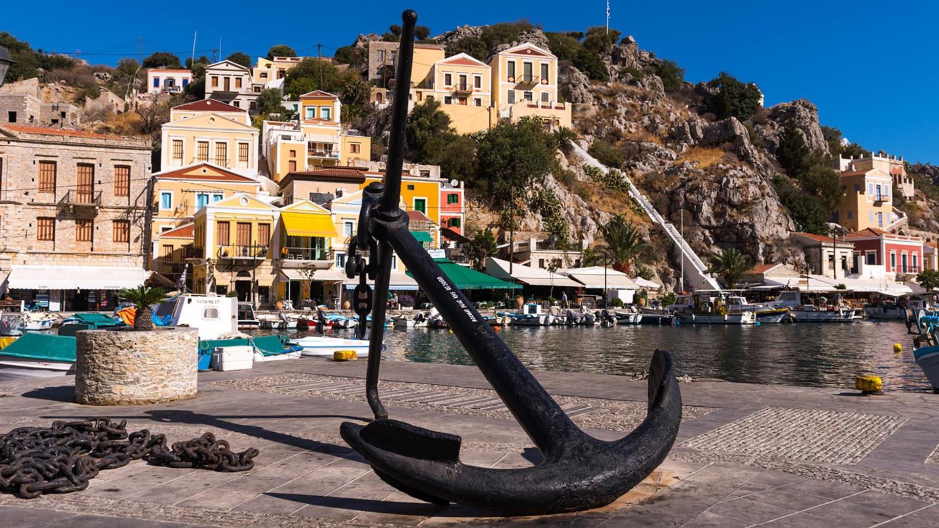 Townhall Apartment Symi Exterior foto